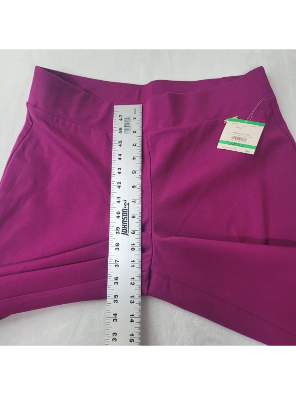 Anne Klein Women's Magenta Wide-Leg Dress Pants Size L NWT - Picture 6 of 11